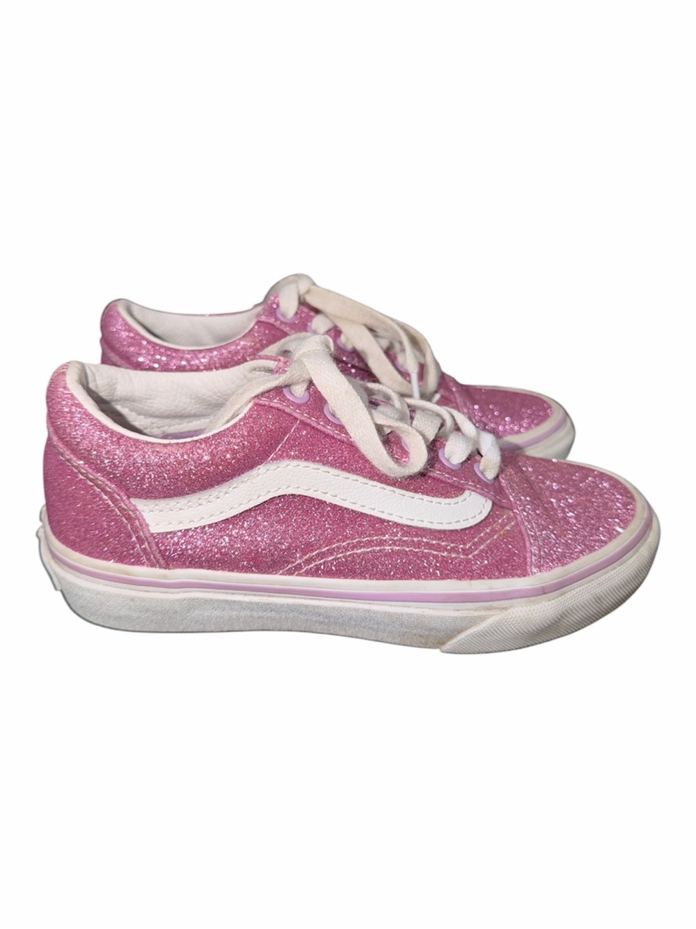 Vans Old Skool Pink Glitter Sneakers